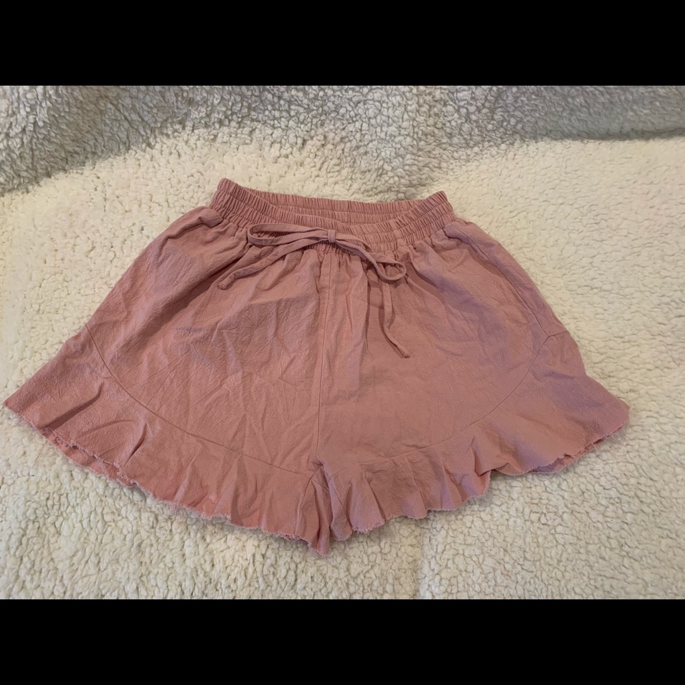 Mauve, flowy shorts from Shein. Worn Once